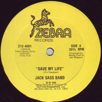 Jack Sass Band ‎– Save My Life