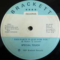 Special Touch ‎– This Party Is Just For You