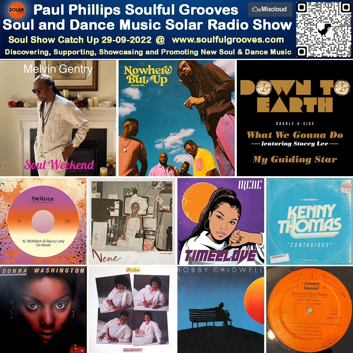 A picture of Paul Phillips radio show playlist of new and classic soulful house, deep house, nu disco, soul, funk, jazz, disco, 80s boogie music