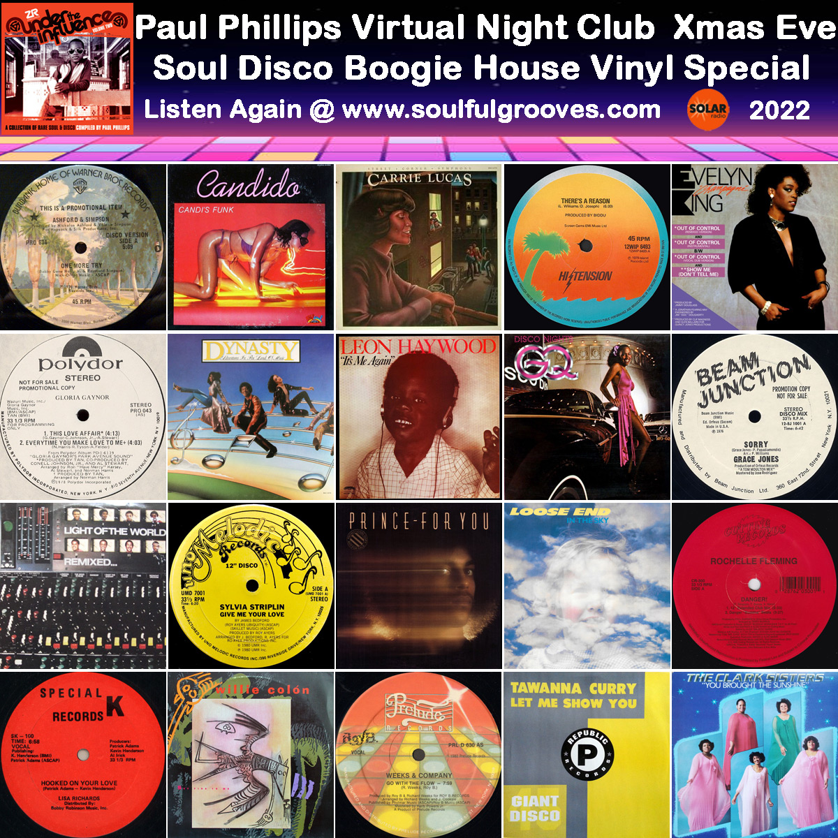 Virtual Night Club soul disco boogie house vinyl special
