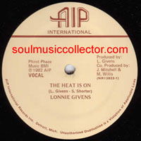 Lonnie Givens ‎– The Heat Is On