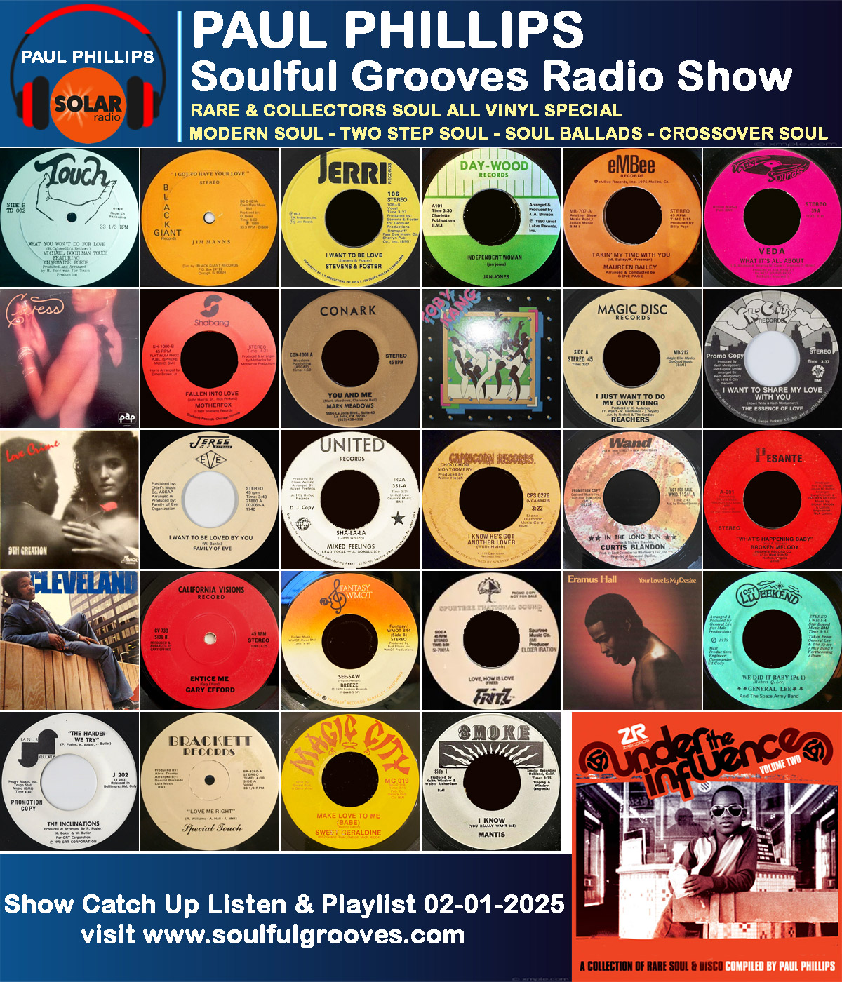 Paul Phillips rare and collectable soul original vinyl show playlist Breeze - See Saw