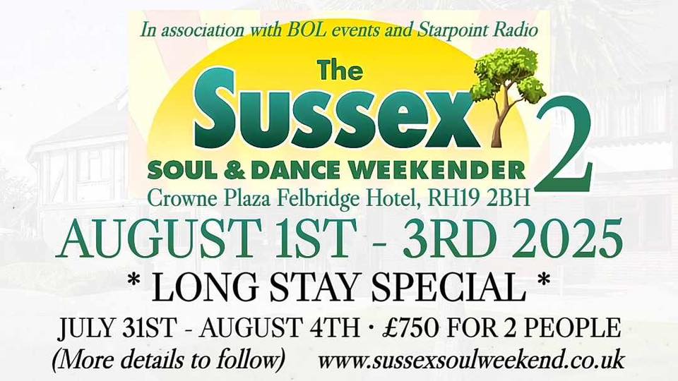 The Sussex Soul and Dance Music Weekender 2